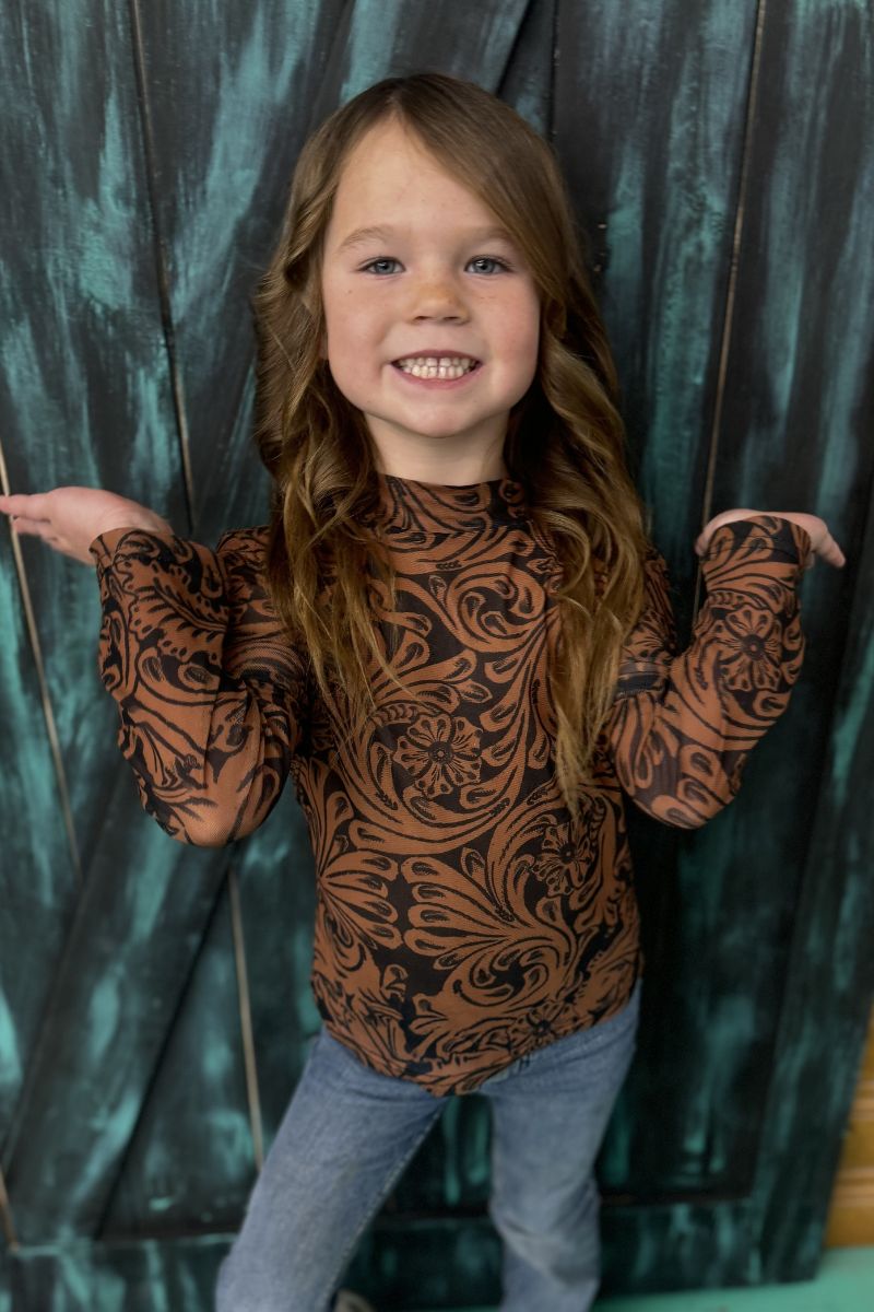 Leather Girls Mesh