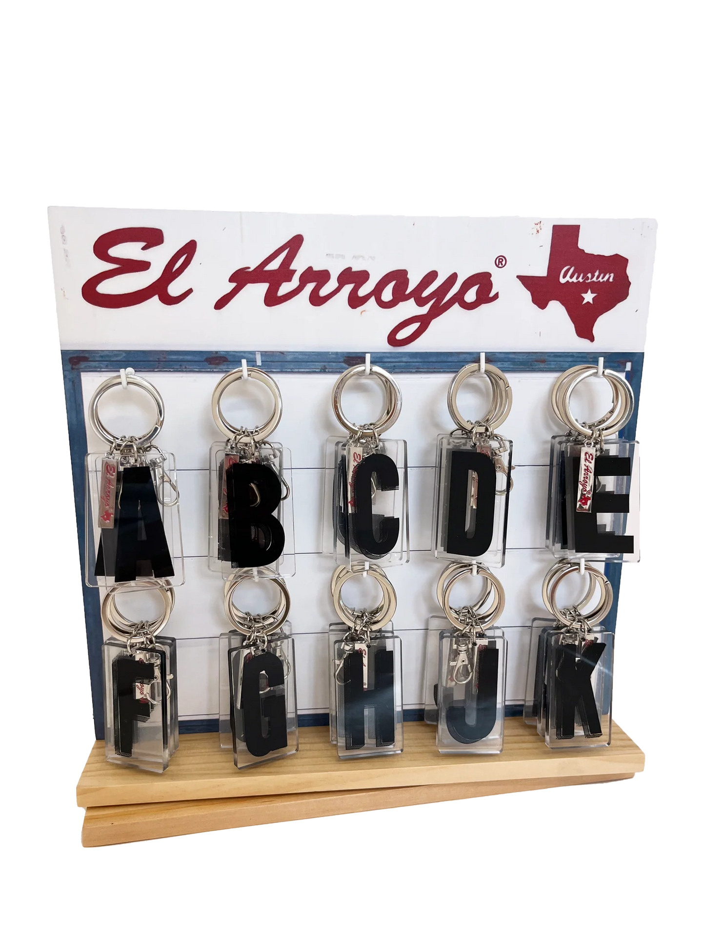 Marquee Letter Keychain