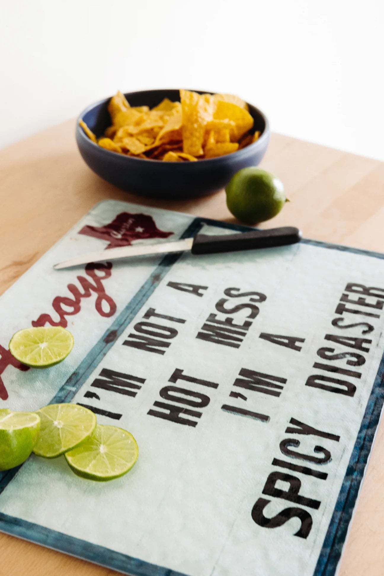 Large Tempered Glass Cutting Board- Spicy