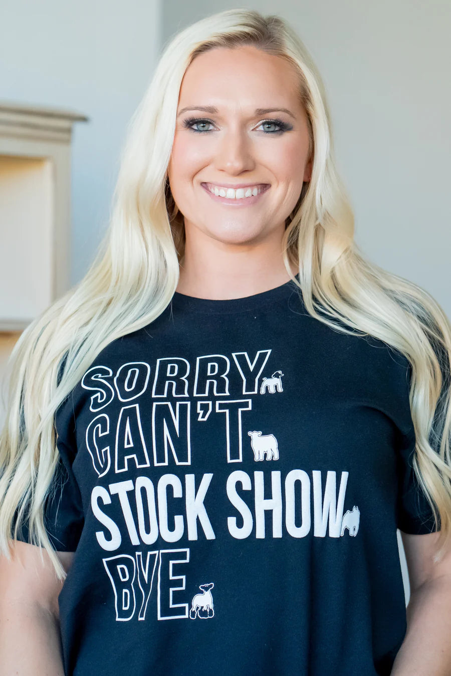 Sorry, Can’t. Stock Show Tee
