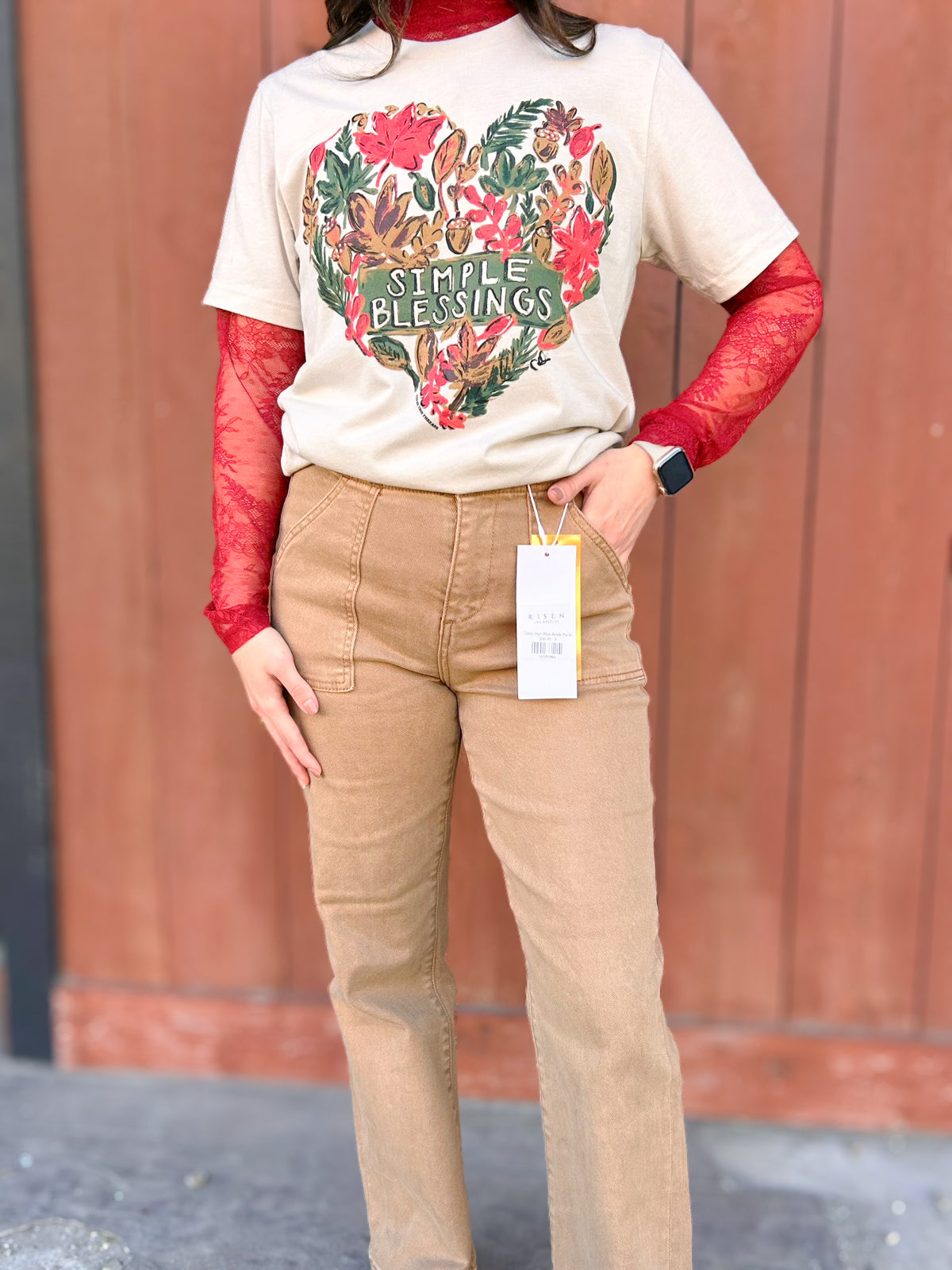 Coco High Rise Ankle Pants