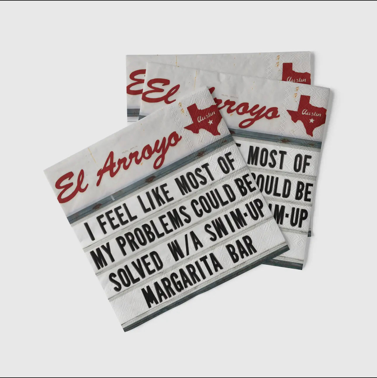 El Arroyo Cocktail Napkins - My Problems