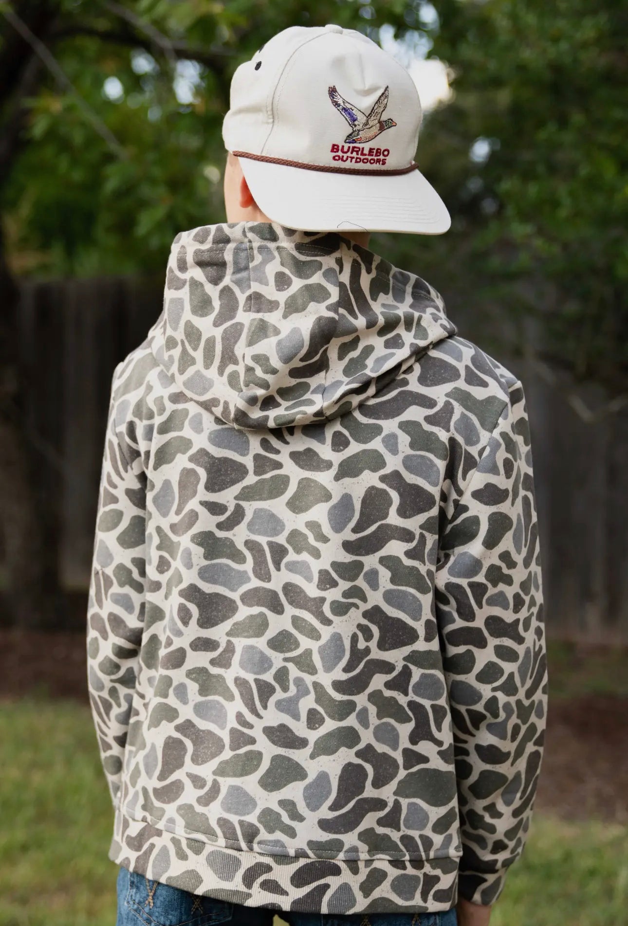 Boys Fleece Lined Jacket - Classic Deer Camo