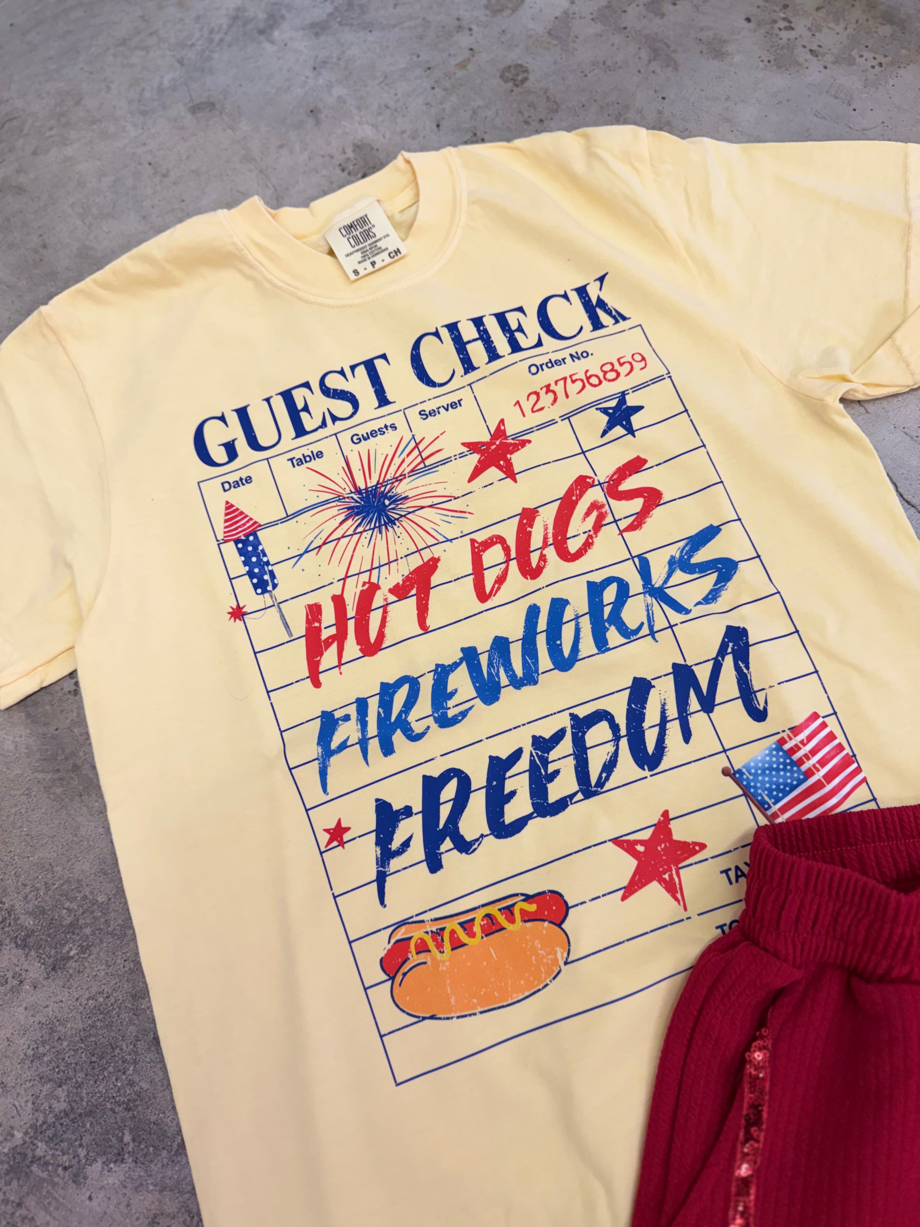Guest Check TShirt