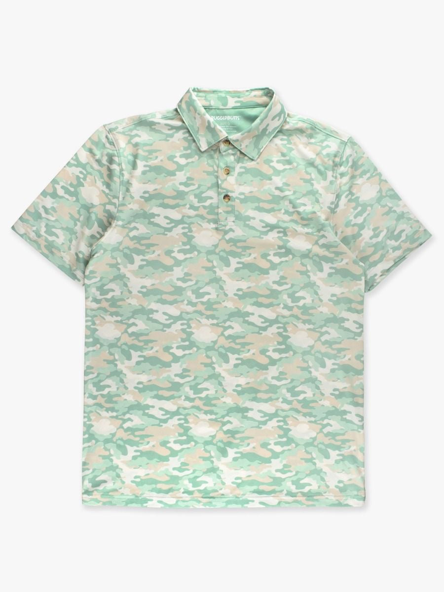 Mens Sage Trail Camo Polo
