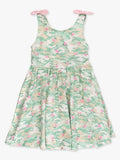 Girls Sage Blossom Camo Dress