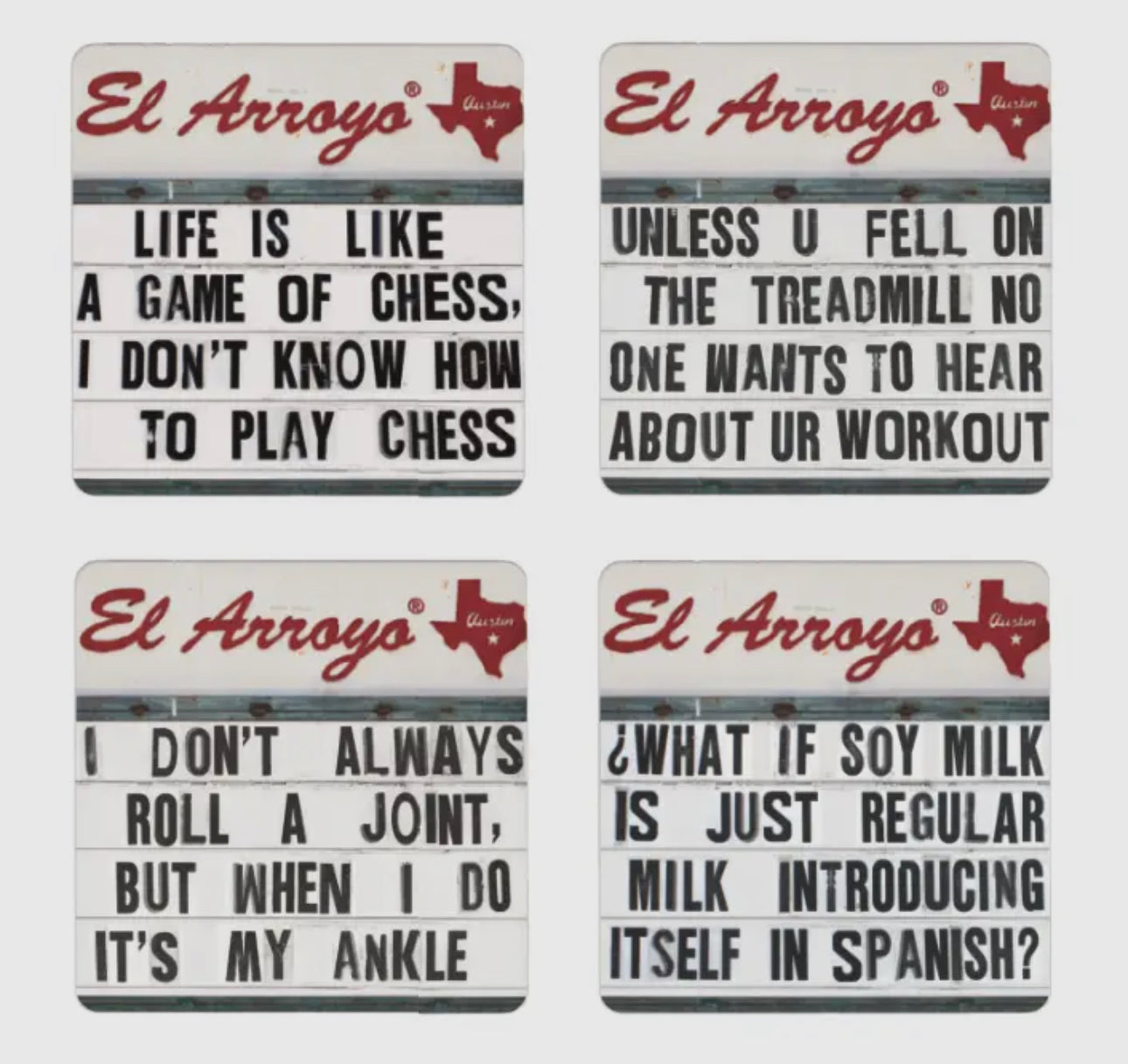 El Arroyo Coaster Set - Fan Favorite