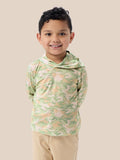 Littles Sage Trail Camo Hooded Shirt