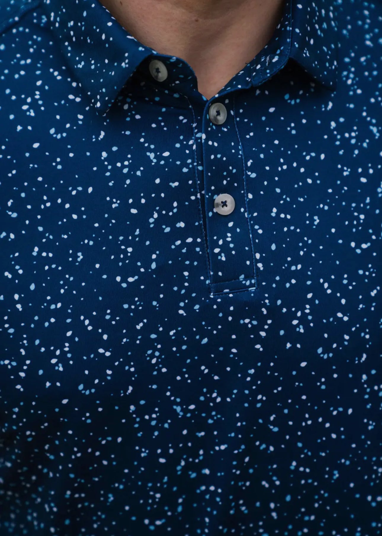 Burlebo Performance Polo Navy Speckled