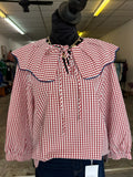 Red Gingham Top