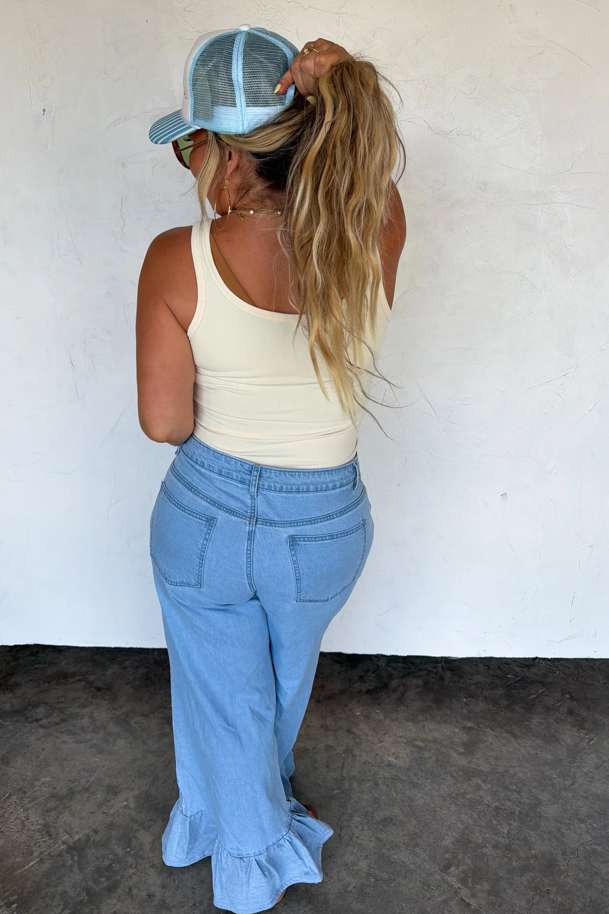 Callie Ruffle Jeans