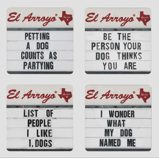 El Arroyo Coaster Set - You Lucky Dog