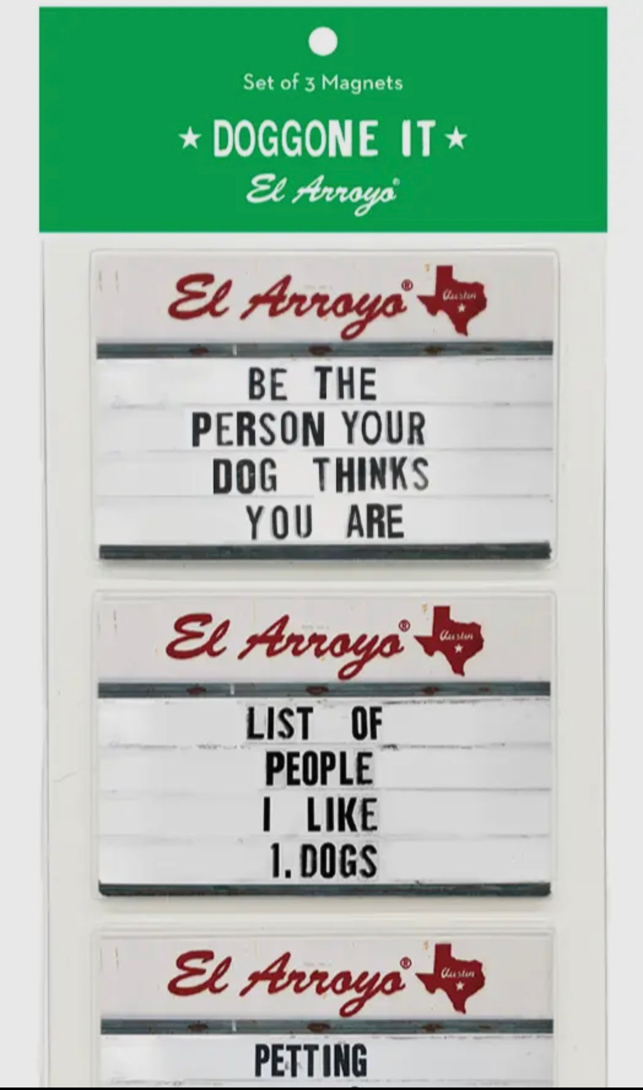 El Arroyo Doggone Magnet Set