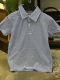 Boys Blue Stripped Polo