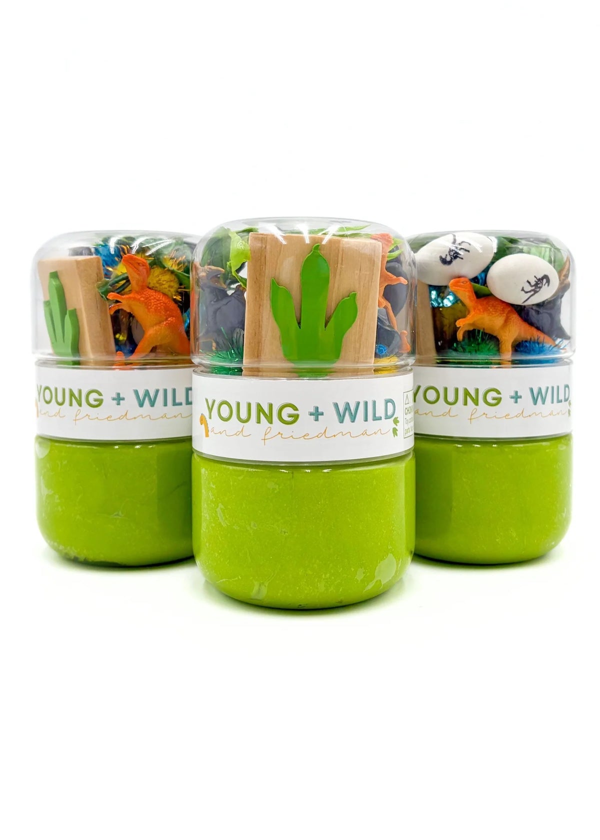 Grab &Go Dough Jar- Dinosaur