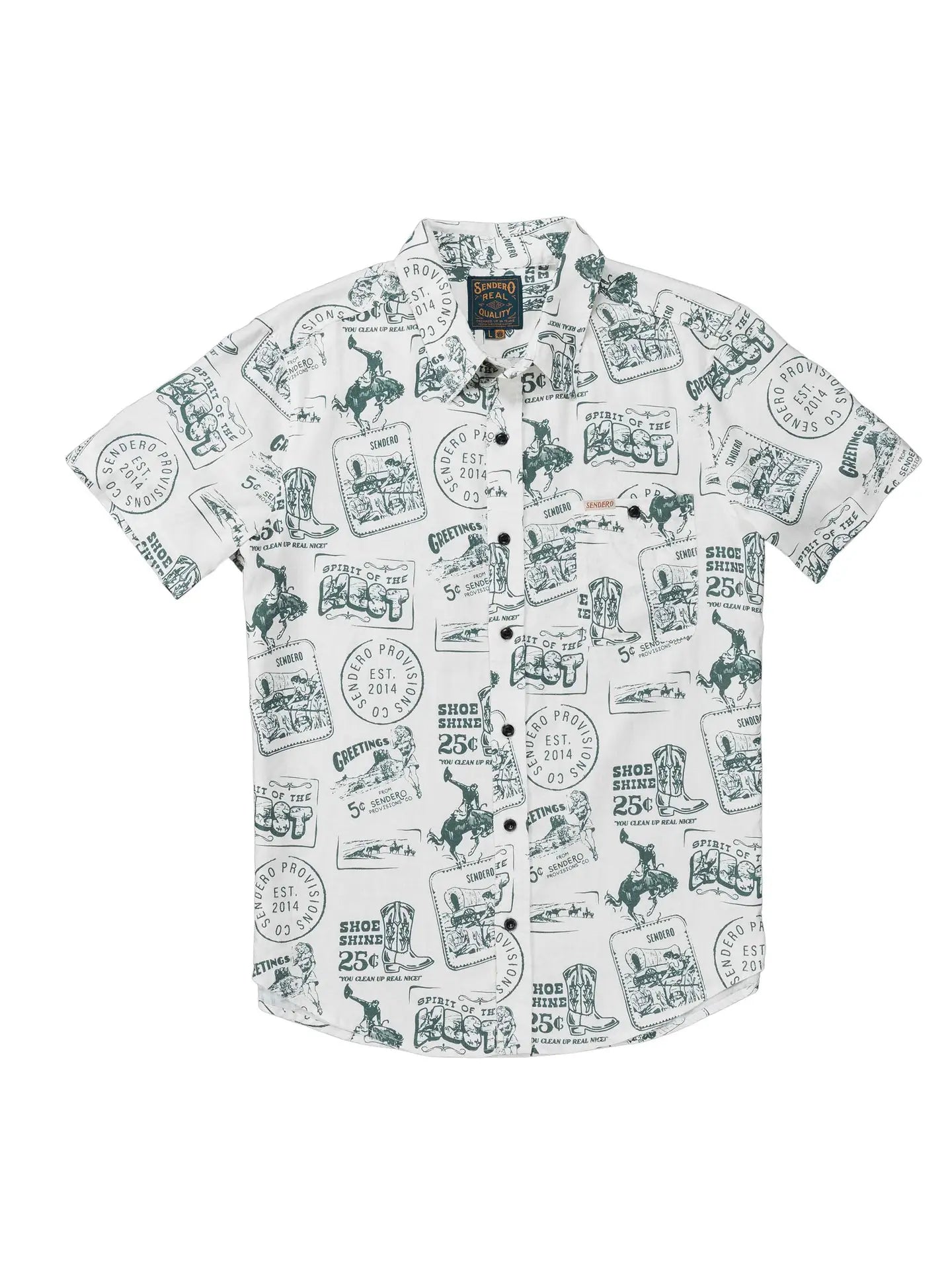 City Slicker Short Sleeve Button Down