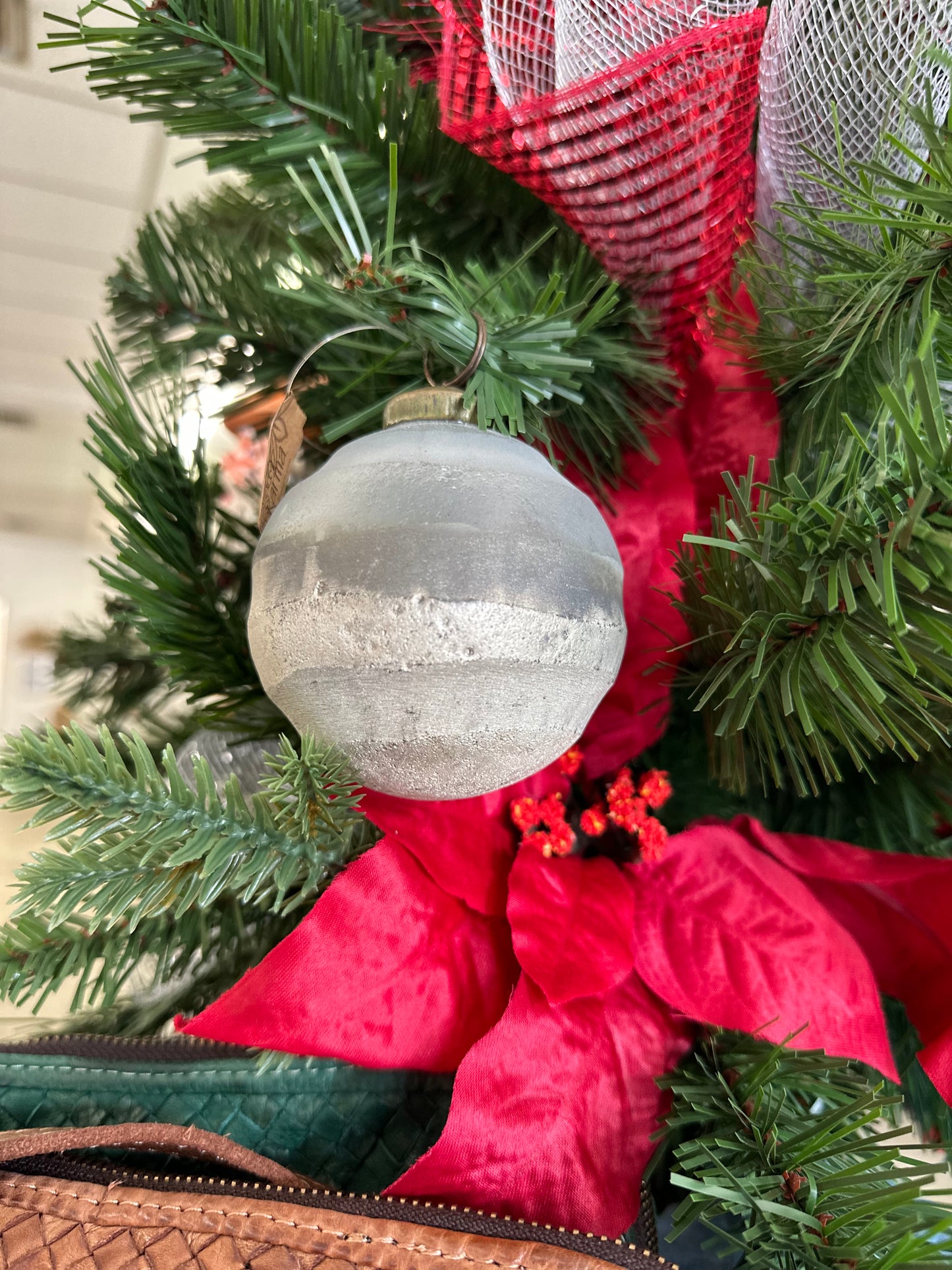 Rustic Glass Ornament