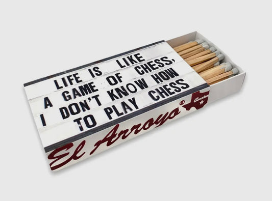 El Arroyo Match Set - Life is like Chess