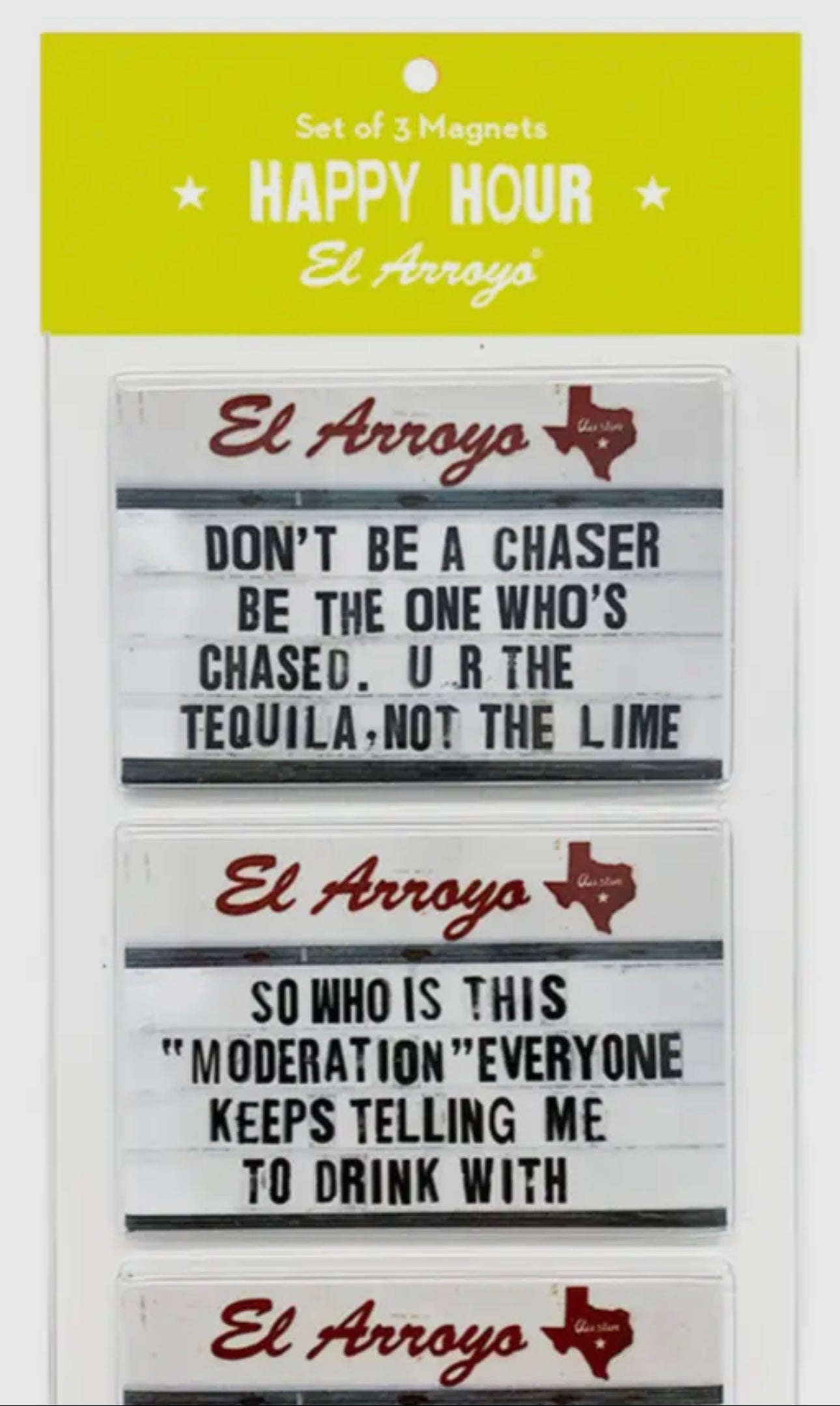 El Arroyo Happy Hours Magnets