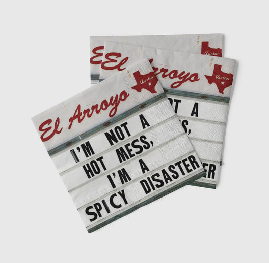 El Arroyo Cocktail Napkins - Spicy Disaster