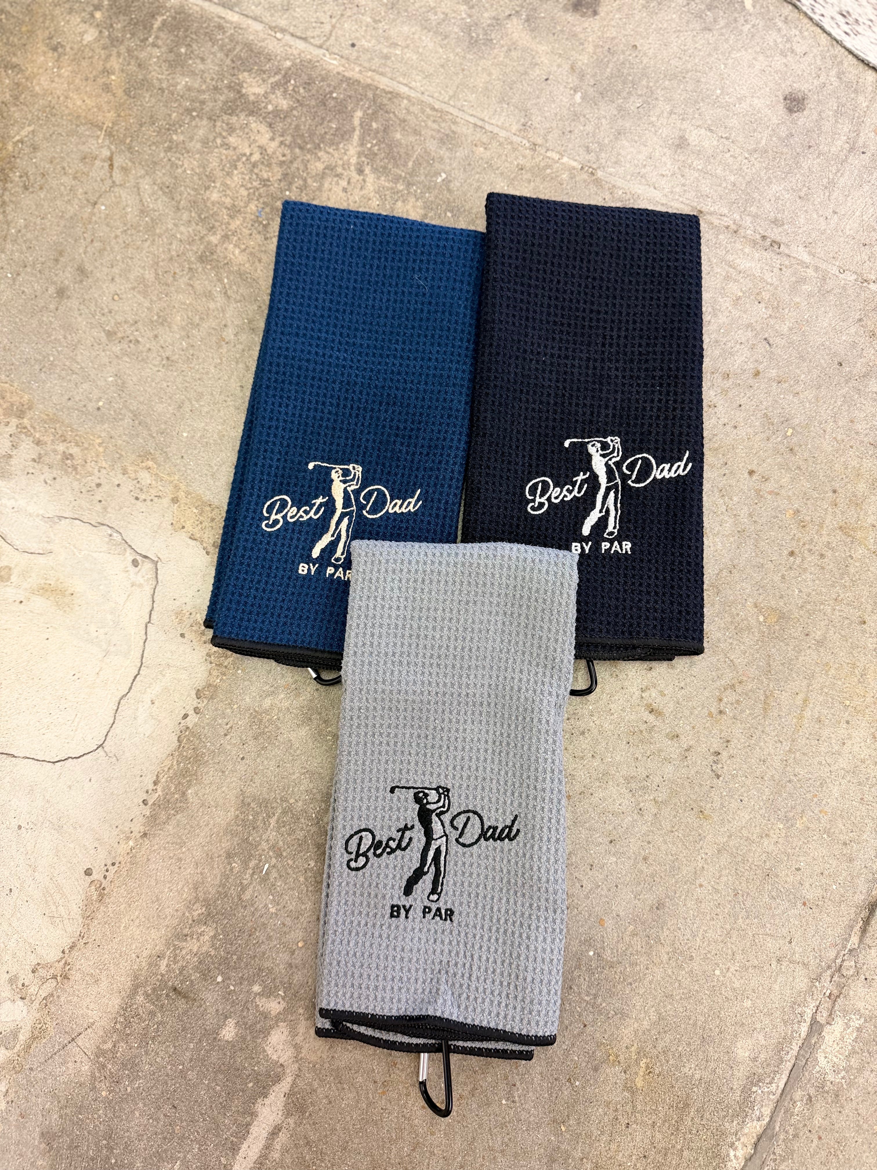 Best Dad By Par Golf Towel