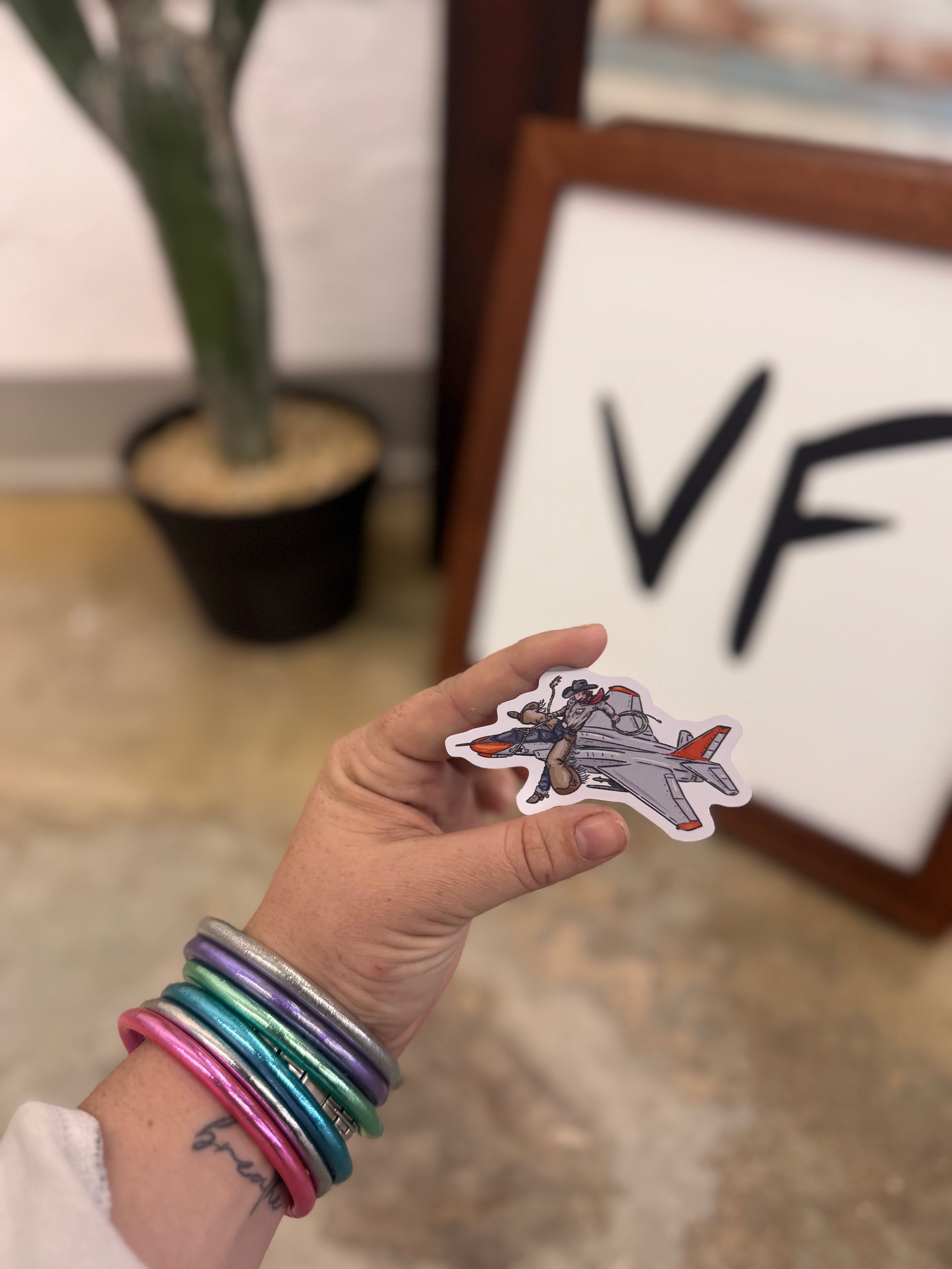 Jet Stream Outlaw Sticker