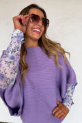Lilac Meg Poncho