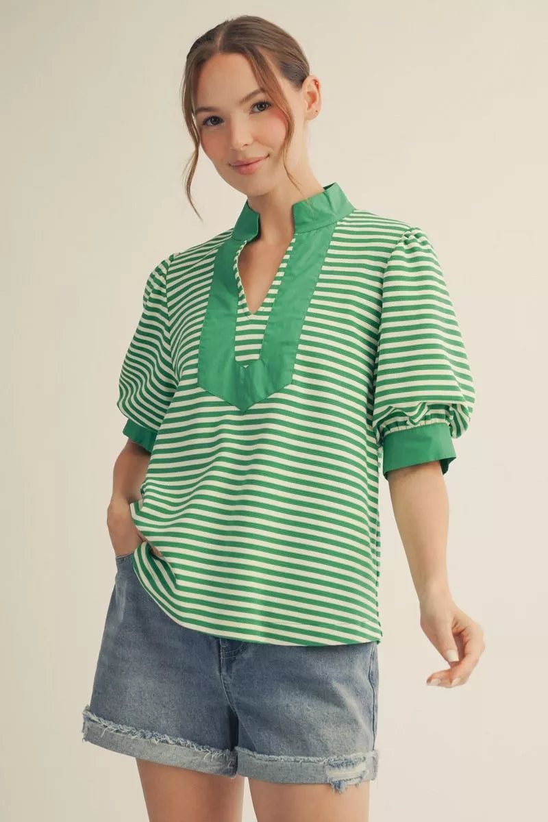 Ellie Stripped Blouse