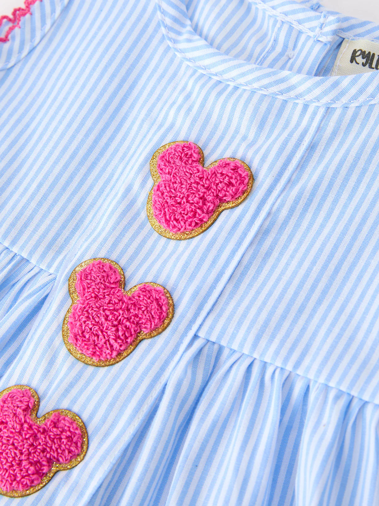 Blue Striped Mickey Set