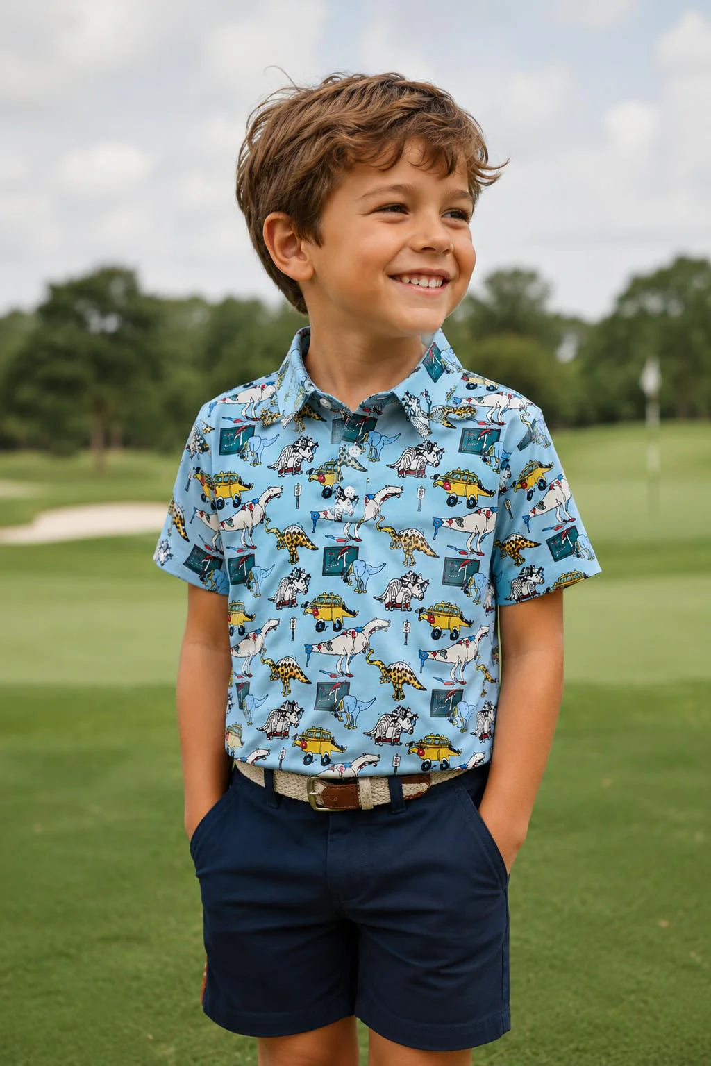 Boys Schoolyard Stomp Polo
