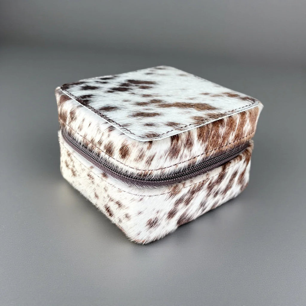 Cowhide Jewelry Box