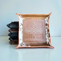 Tan Boot Stitch Tray
