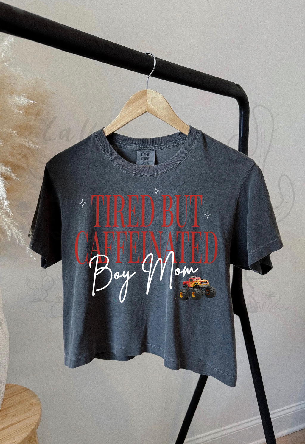 Caffeinated Boy Mom Tshirt