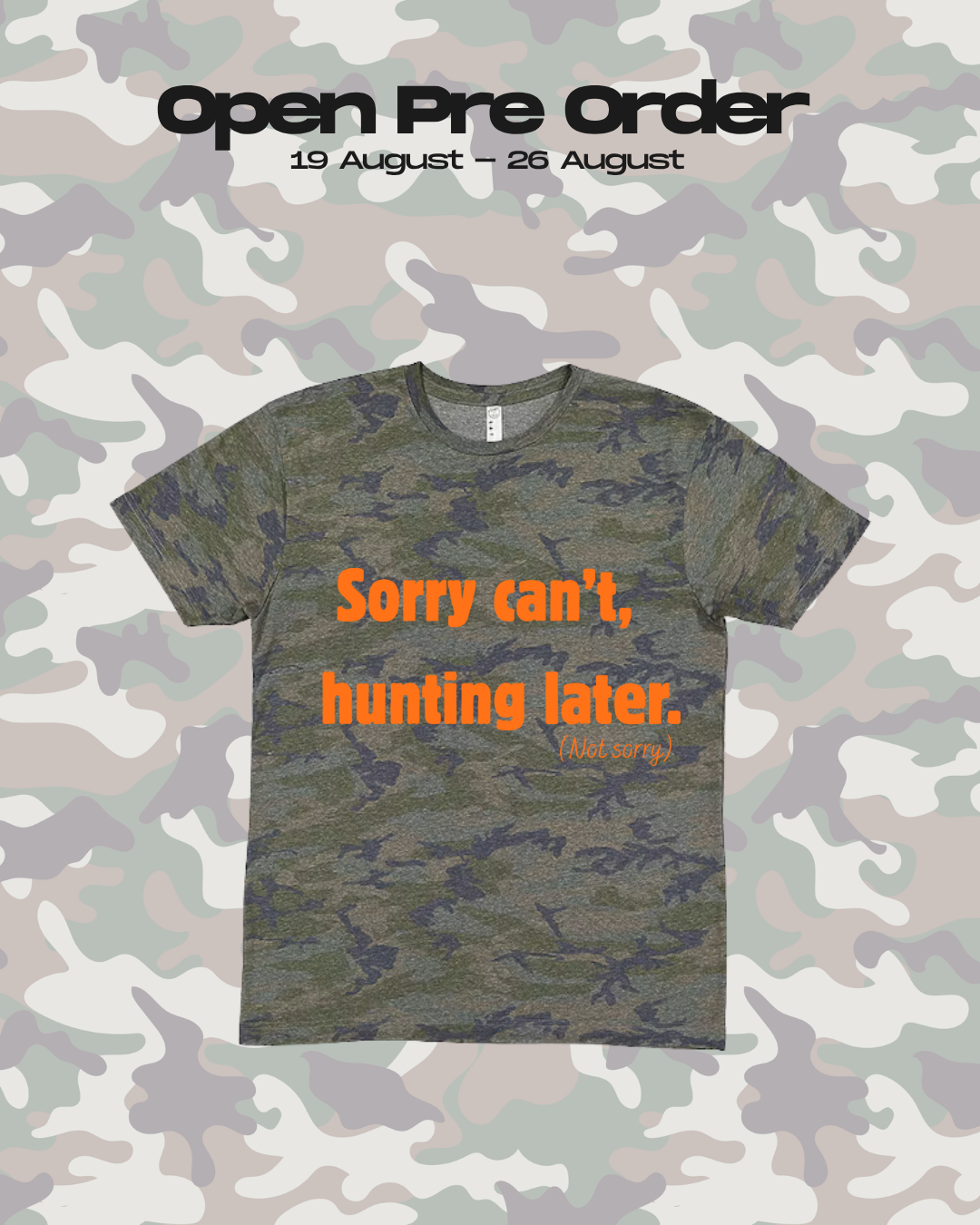Sorry Can’t Tshirt