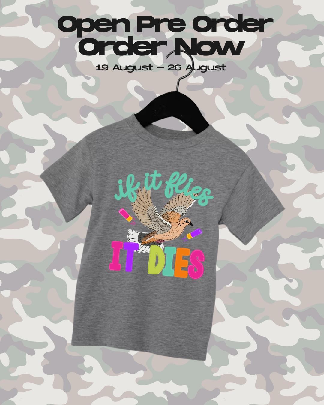 If it flies Girls Tshirt