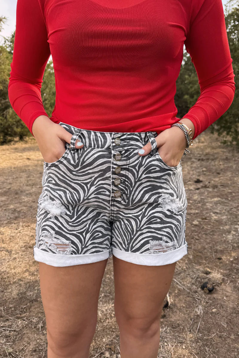 Zebra Shorts