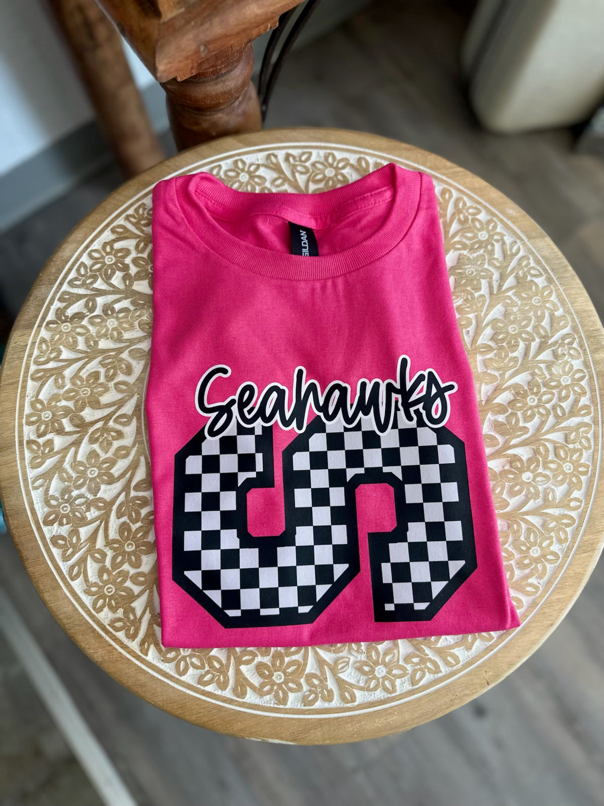 Seahawk Checkered Tshirt