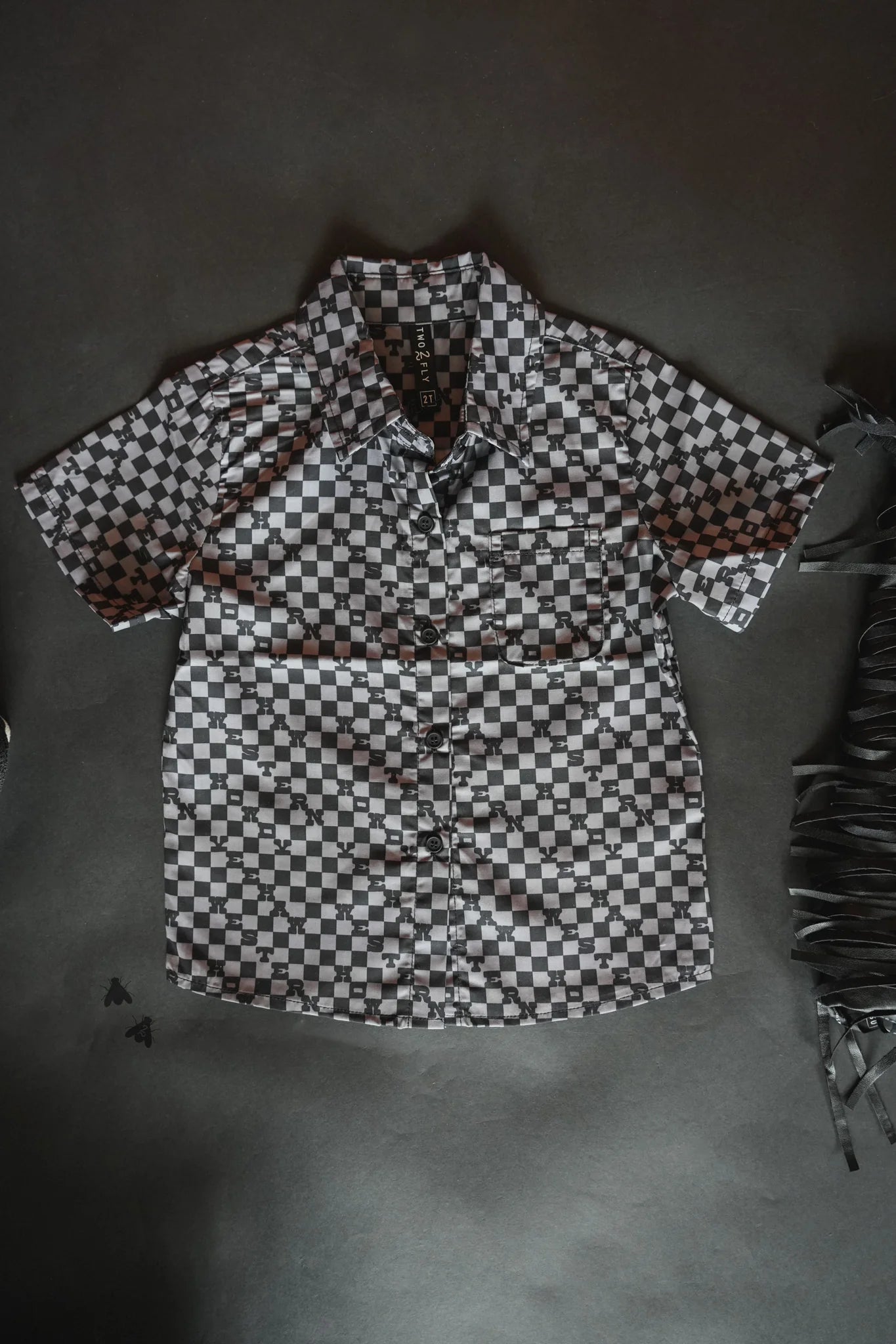 Kids Cowboy Talk Button Down