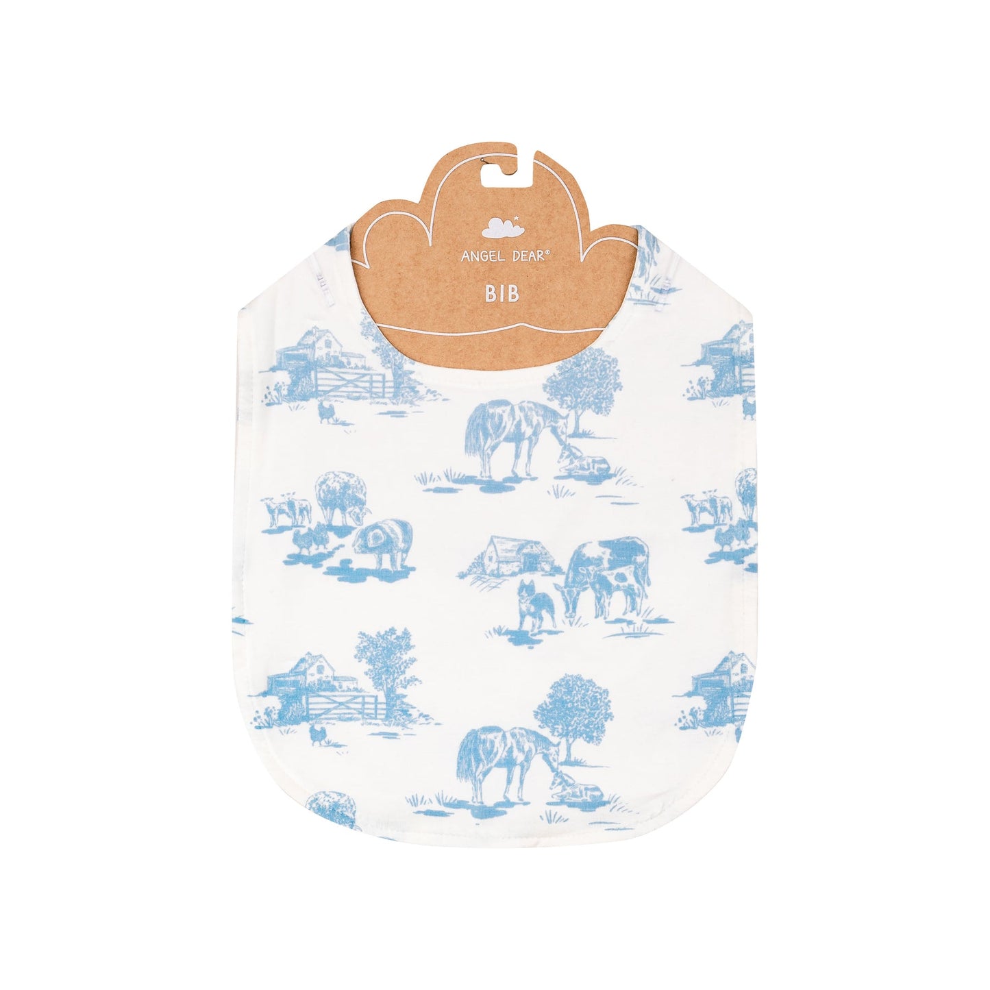 AD Blue Farm Toile Bib