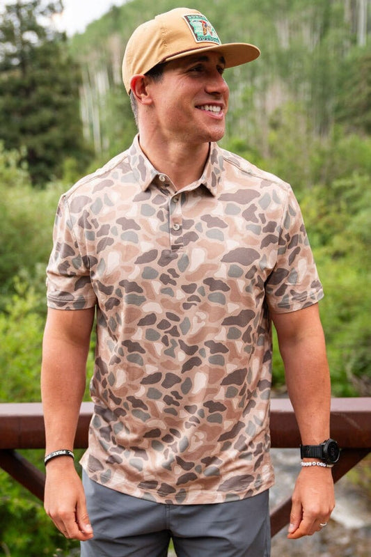 Burlebo Pintail Camo Polo