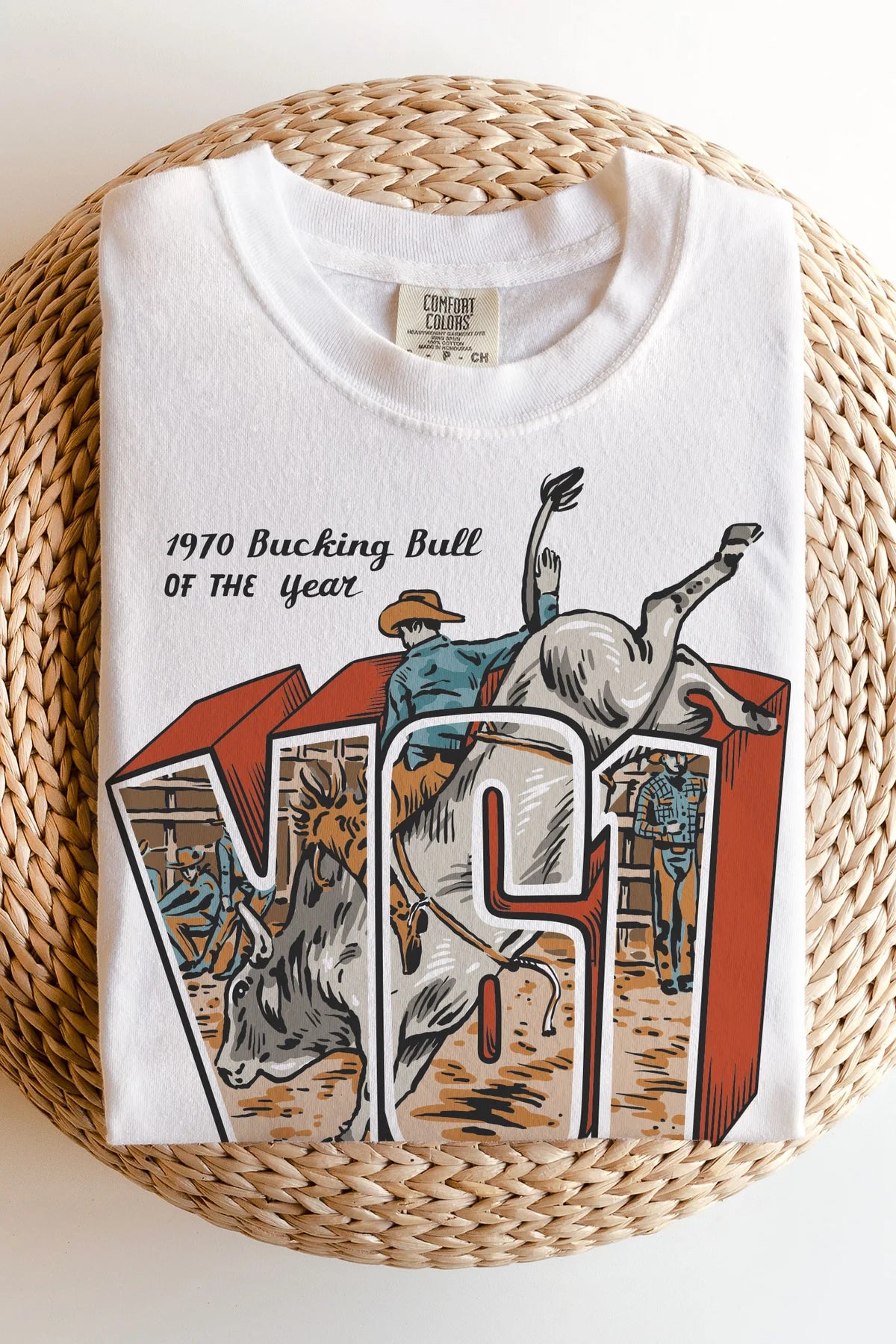 V61 Bucking Bull - V8 Ranch Tee