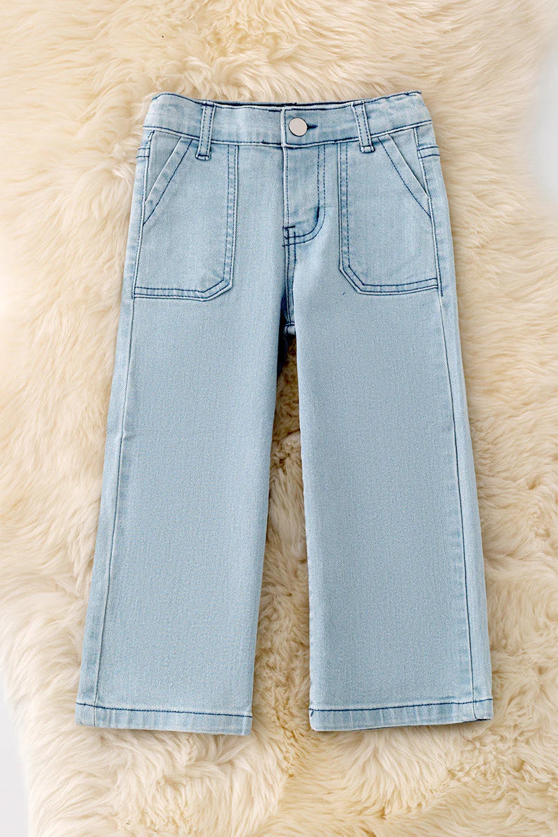 Relaxed Girls Denim Jeans