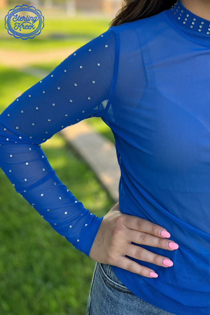 Sapphire Mesh Top