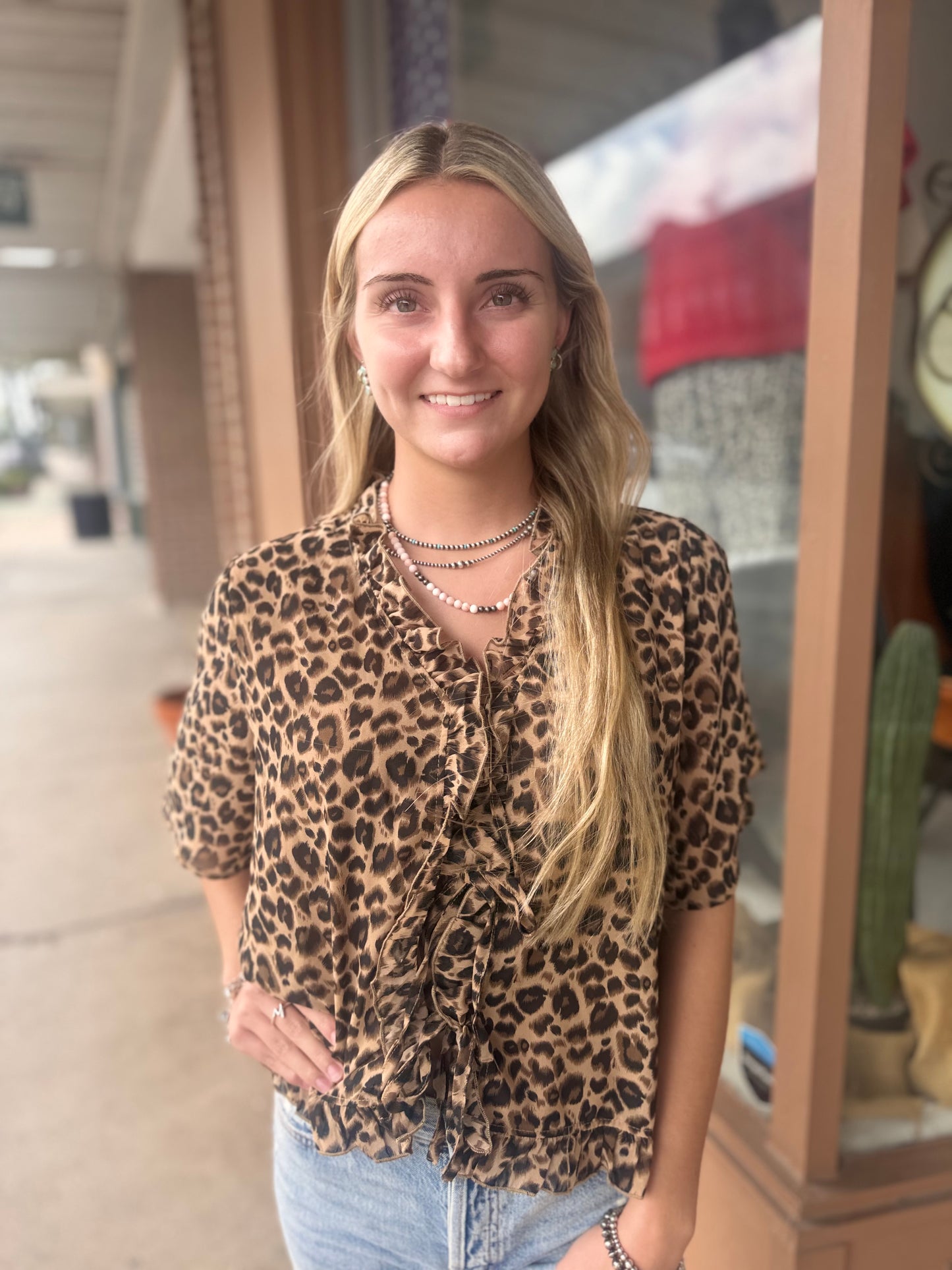 Addie Cheetah Top