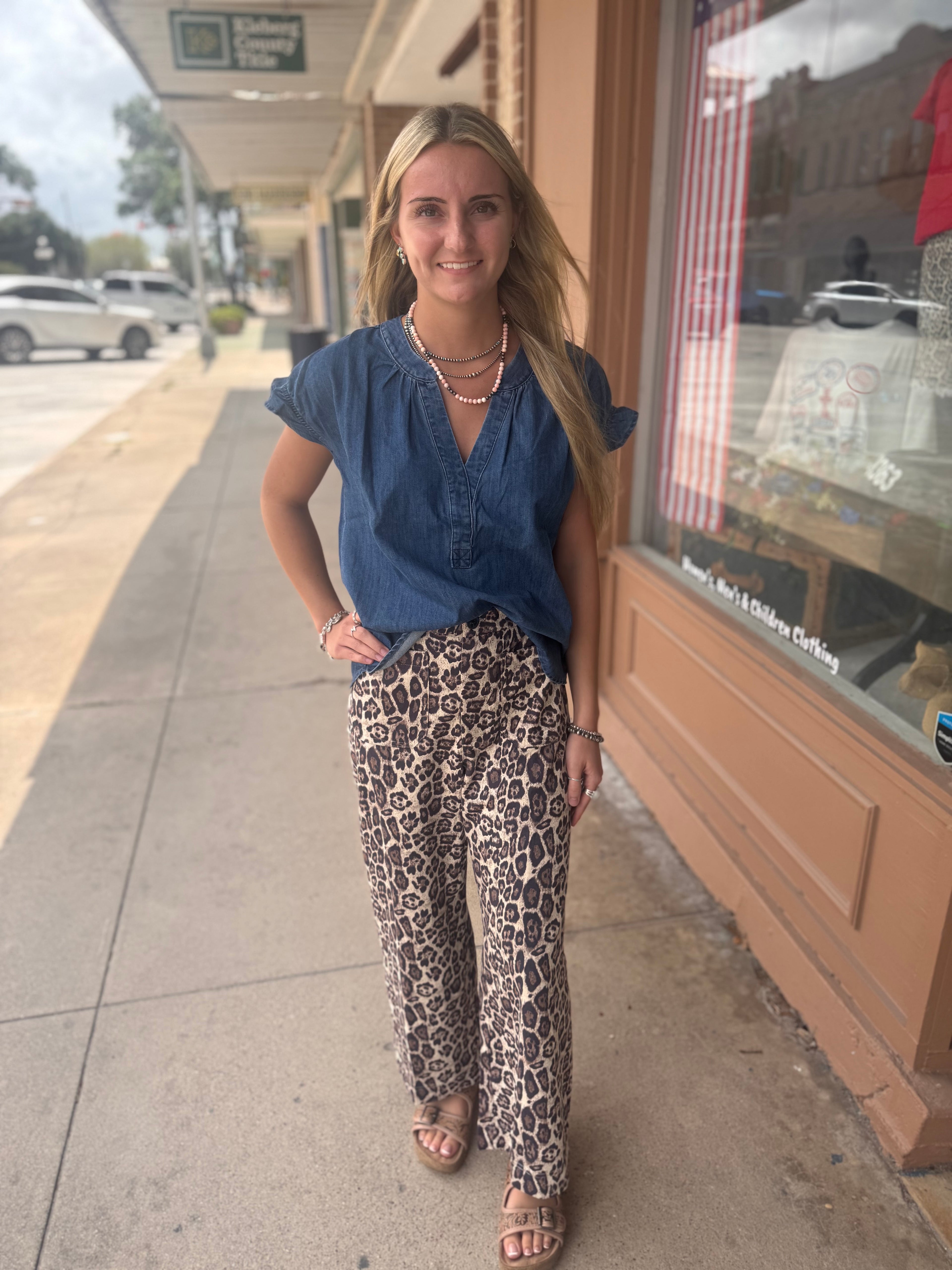 Catherine Cheetah Pants