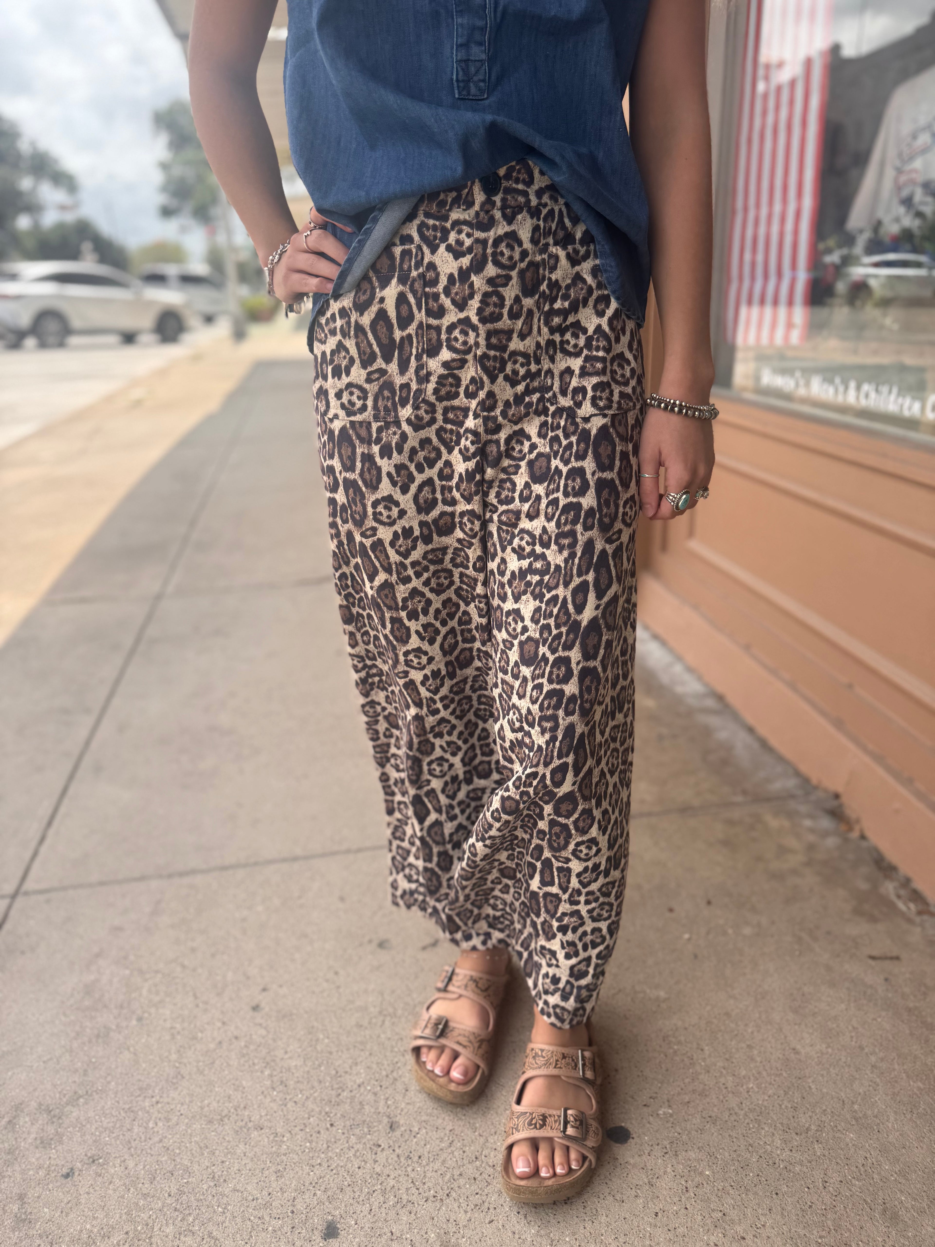 Catherine Cheetah Pants