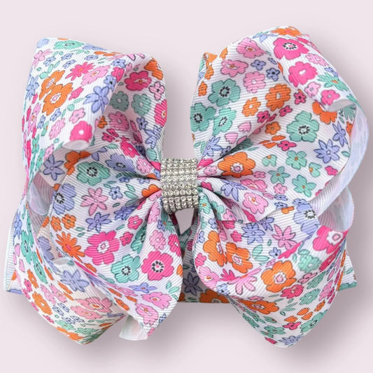 Multi Floral Bow