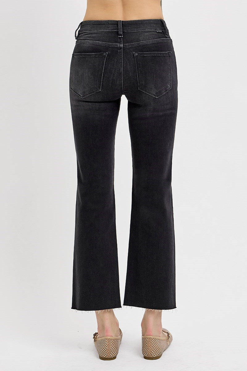 Black Cropped Jeans