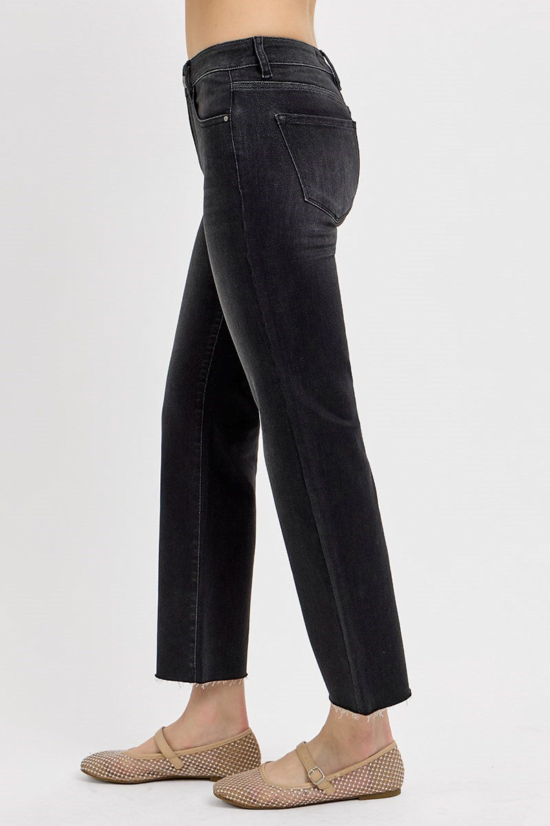 Black Cropped Jeans