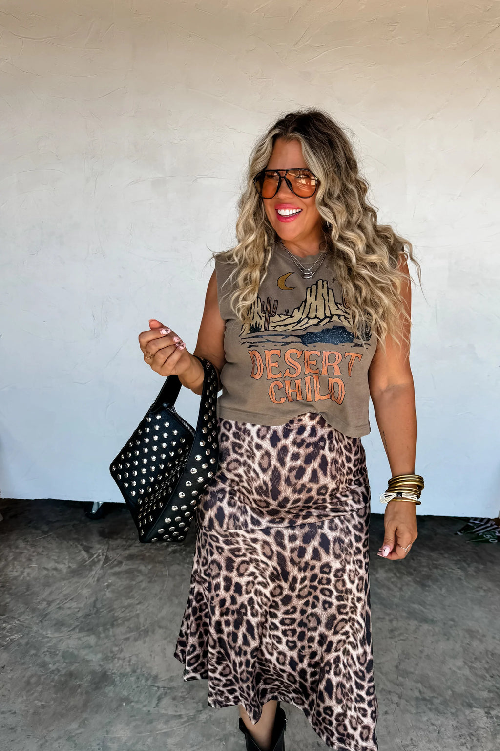 Kyleigh Cheetah Skirt